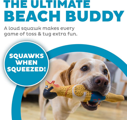 Outward Hound by Charming Pet Squawkers Earl Latex Squeaky Rubber Chicken Dog Toy, Funny Interactive Holiday Toy for Dogs, Large Size2