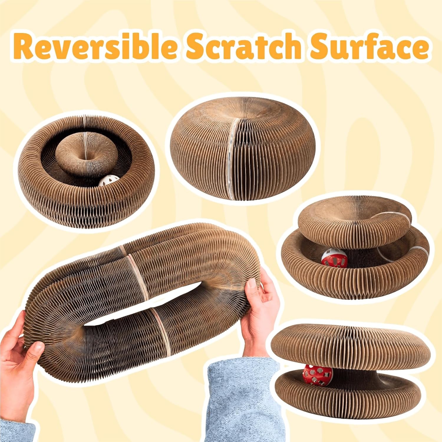 kitty-kurlz-interactive-cat-toy-cardboard-cat-scratcher-collapsible-ball-track-with-bell-for-indoor-cats-reversible-scratch-ring-play-chase-and-lounge