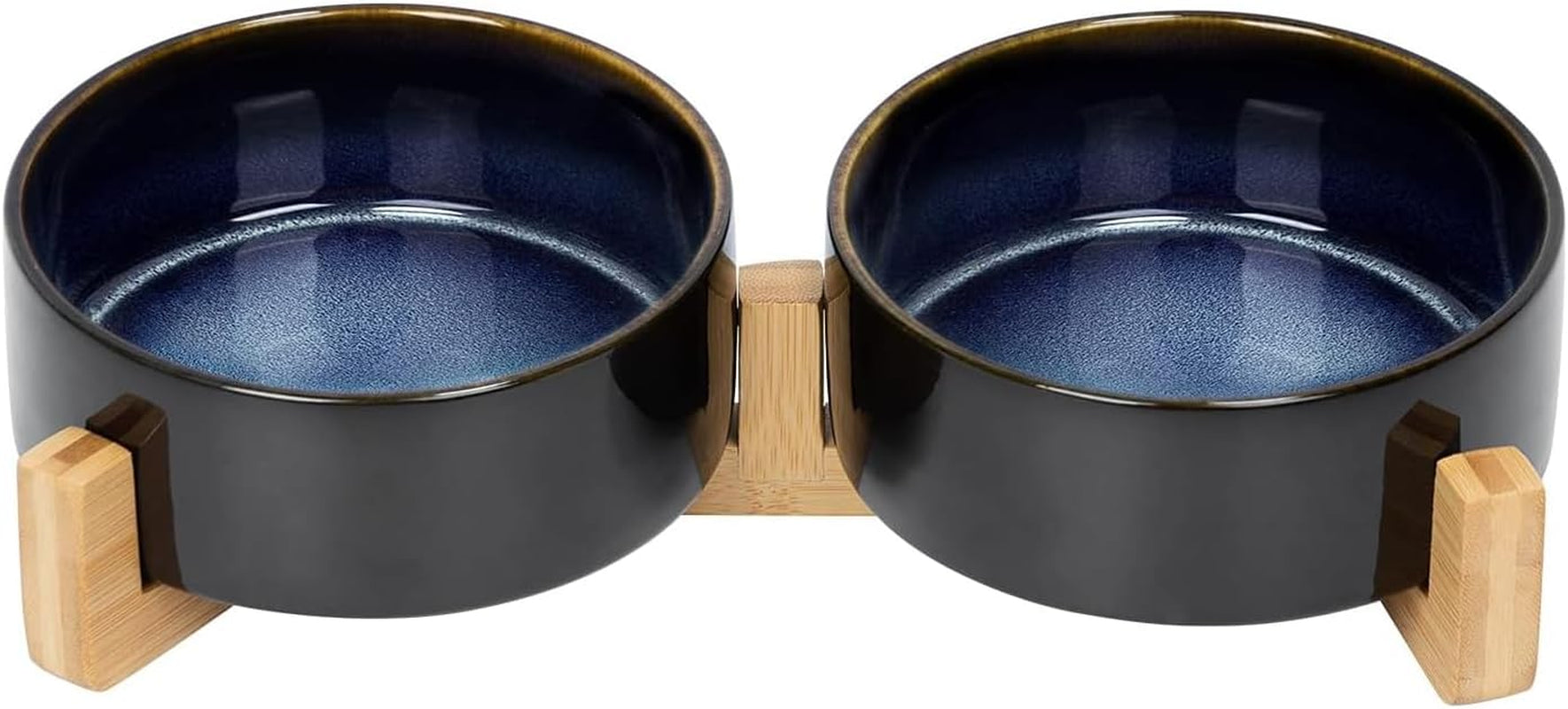 spunkyjunky-ceramic-dog-and-cat-bowl-with-wood-stand-non-slip-matte-glaze-weighted-food-water-set-for-cats-small-dogs-13-5oz