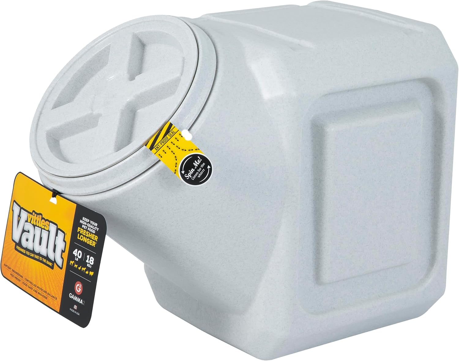 gamma2-vittles-vault-pet-food-storage-containers-sealed-dog-and-cat-food-storage-container-fits-up-to-25lbs-made-in-the-usa-12l-x-13-75h-made-in-usa-12-inch-long-by-13-75-inch-tall-airtight-lid-keeps-kibble-fresh-and-pests-out-a-durable-pantry-bin-design