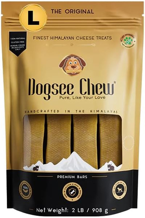 Dogsee Yak Chews for Dogs 1Lb (Medium - 6 Bars), 100% All Natural, 60% Protein, Dog Treats Medium Breed, Yak Chews Long Lasting for Aggressive Chewers, Raw Hide Free14