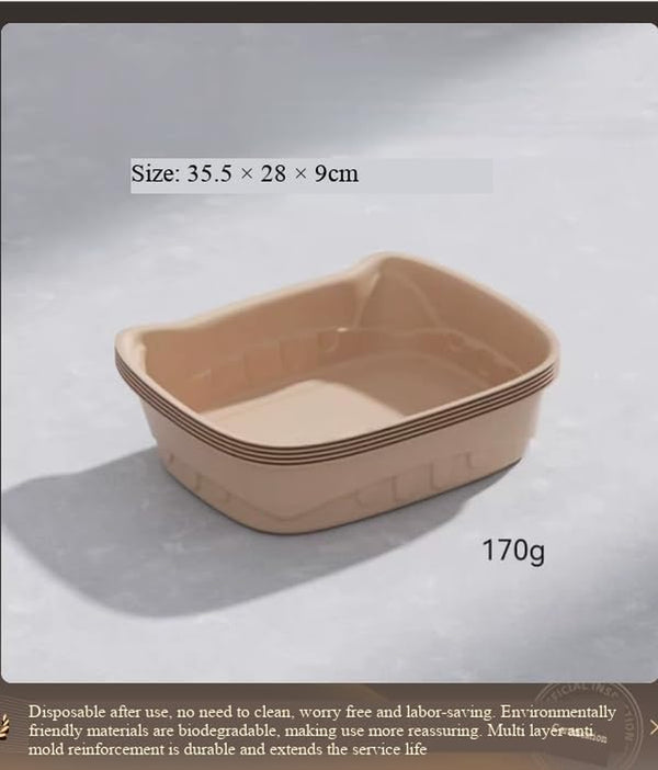 Disposable Cat Litter Box, Temporary Portable Car-Mounted Travel Toilet for Outdoor Trips2