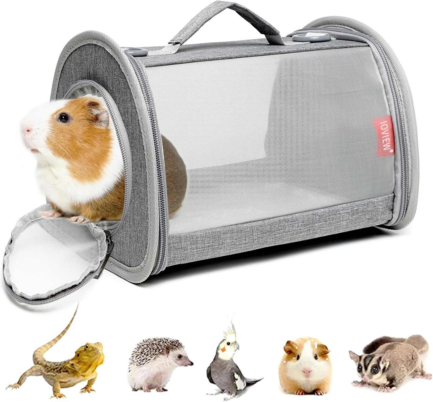 guinea-pig-carrier-travel-small-animal-carrier-bag-lizard-bird-rabbit-carrier-cage-squirrel-breathable-bag-portable-travel-hamster-small-pet-hangbag-small-gray