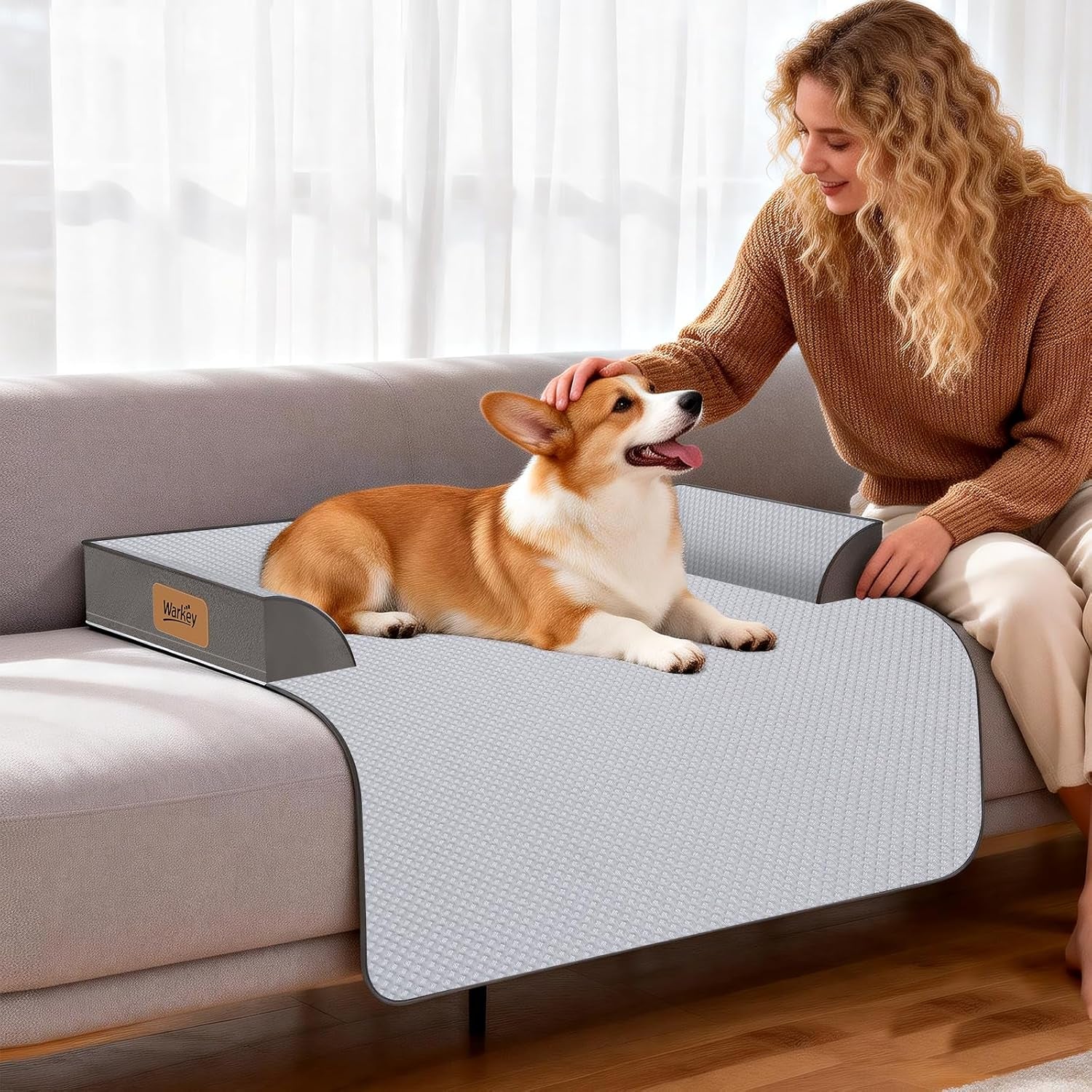 large-dog-bed-for-couch-cooling-orthopedic-dog-bed-removable-washable-cover-waterproof-lining-non-slip-bottom-dog-sofa-bed-with-extended-mat-size-41-37-4-9