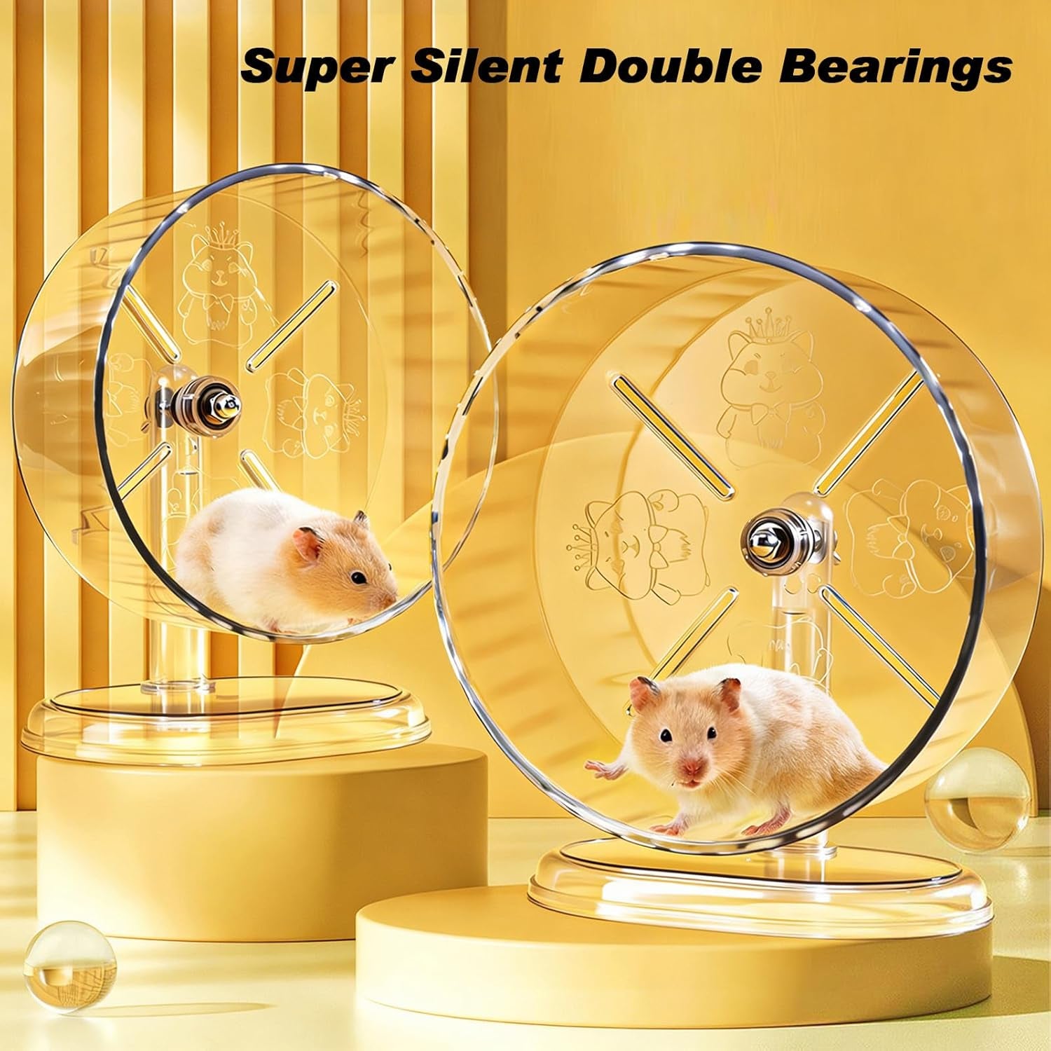 hamster-exercise-wheel-super-silent-small-animals-exercise-wheels-quiet-hamster-running-wheels-with-adjustable-stand-for-hamsters-gerbils-rats-other-small-petstransparent-7-inch