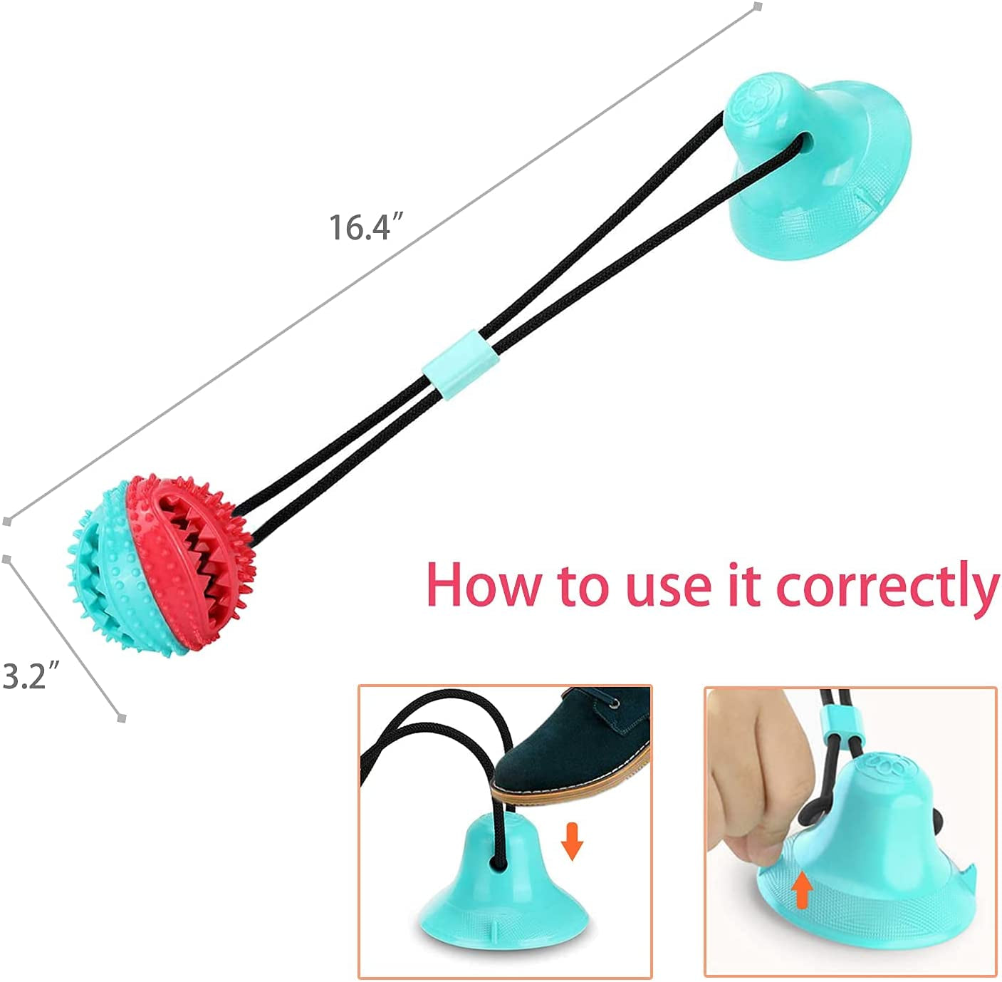 askhald-dog-toys-chew-toys-for-aggressive-chewers-puppy-training-treats-teething-rope-toys-for-boredom-dog-puzzle-treat-food-dispensing-ball-toys-for-puppies-teething-blue
