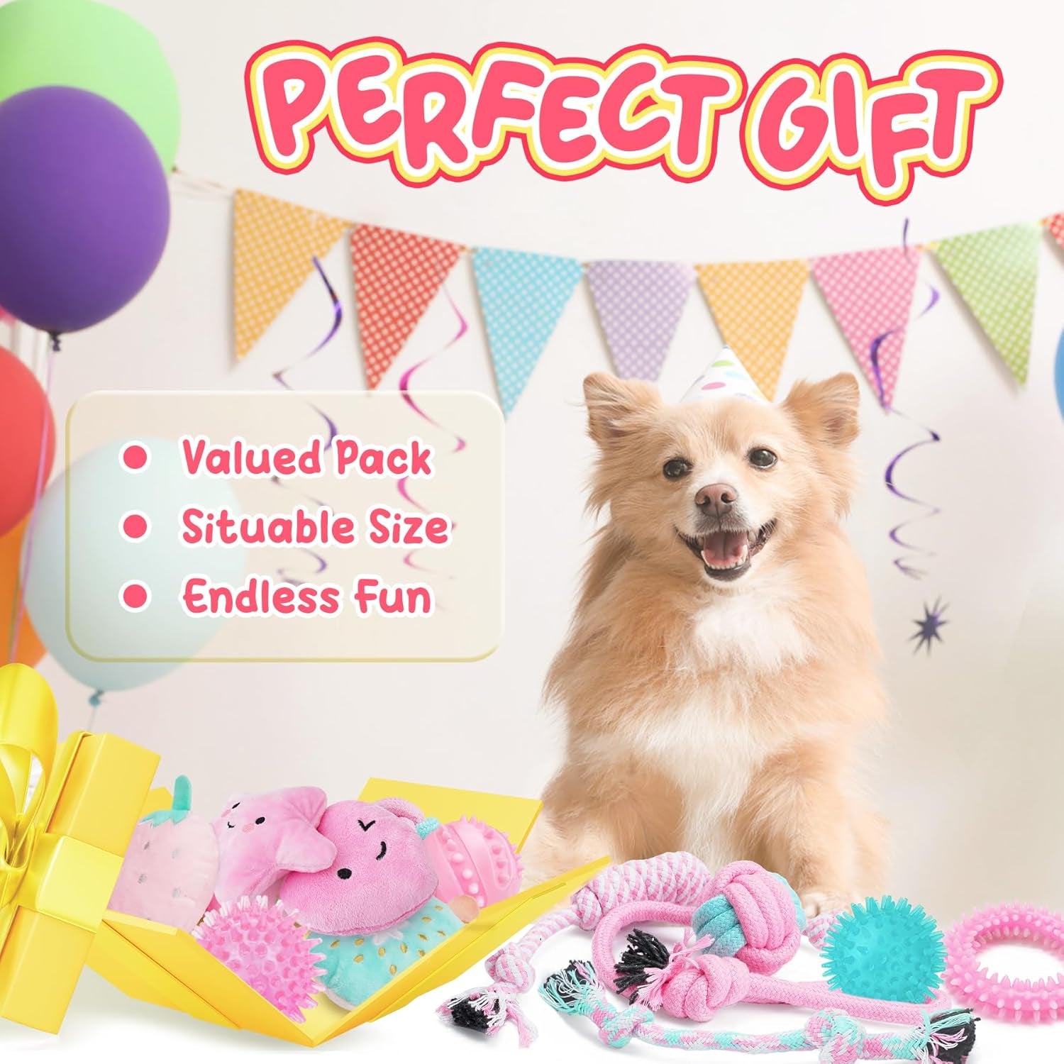xiugoal-pink-puppy-toys-for-boredom-23-pack-puppy-chew-toys-for-teething-interactive-dog-toys-for-puppies-cute-small-dog-toys-with-treat-ball-squeaky-dog-chew-toys-and-ropes