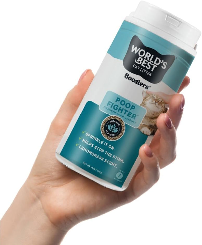 worlds-best-cat-litter-boosters-poop-fighter-additive-18-oz-canister