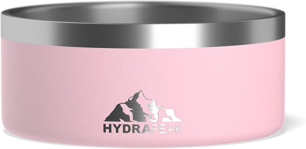 Hydrapeak Dog Bowl; Non Slip Stainless Steel; Water and Food Dish; Large Sized and Small Dogs; 32Oz 64Oz; Multiple Sizes; 4 Cup | White8