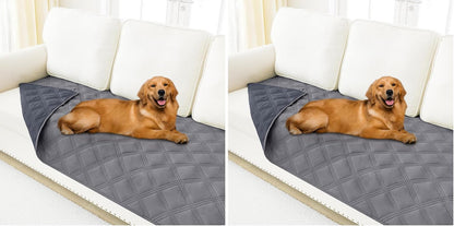 Smiry Waterproof Dog Bed Cover Blanket, Reversible Pet Blanket | Soft Reversible, Washable Leakproof Cats Dogs Couch Cover for Sofa, Couch, Furniture (30X70 Inch)12