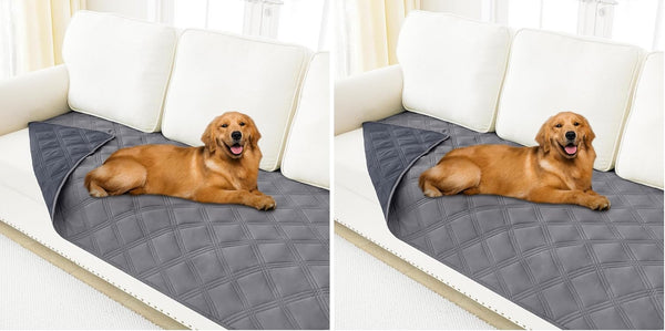 Smiry Waterproof Dog Bed Cover Blanket, Reversible Pet Blanket | Soft Reversible, Washable Leakproof Cats Dogs Couch Cover for Sofa, Couch, Furniture (30X70 Inch)12