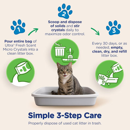 Ultra Fresh Scented Micro Crystals Premium Cat Litter - 99.9% Dust Free, Soft on Paws - 5 Lbs.4