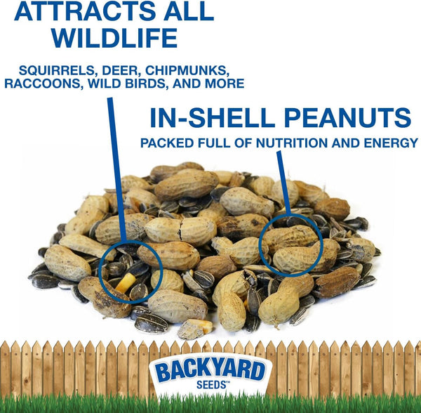 Countrymax Backyard Seeds Squirrel and Friends Wildlife Feed – 20 Lb Non-Gmo Mix for Squirrels, Deer, Birds, Rabbits, Chipmunks & More – All-Natural Backyard Animal Food2