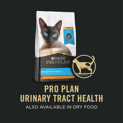 Purina Pro Plan Urinary Tract Health Chicken Entree in Gravy Cat Food - (Pack of 24) 3 Oz. Pull-Top Cans5