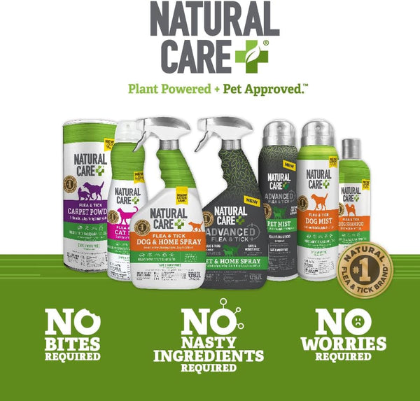 Natural Care Flea & Tick Spray for Dogs, Flea & Tick Treatment, 14Oz | Dog Tick & Flea Treatment, Pest Control, Certified Oils, Repels Fleas, Repels Ticks, Easy Spray Application, Pet Care3