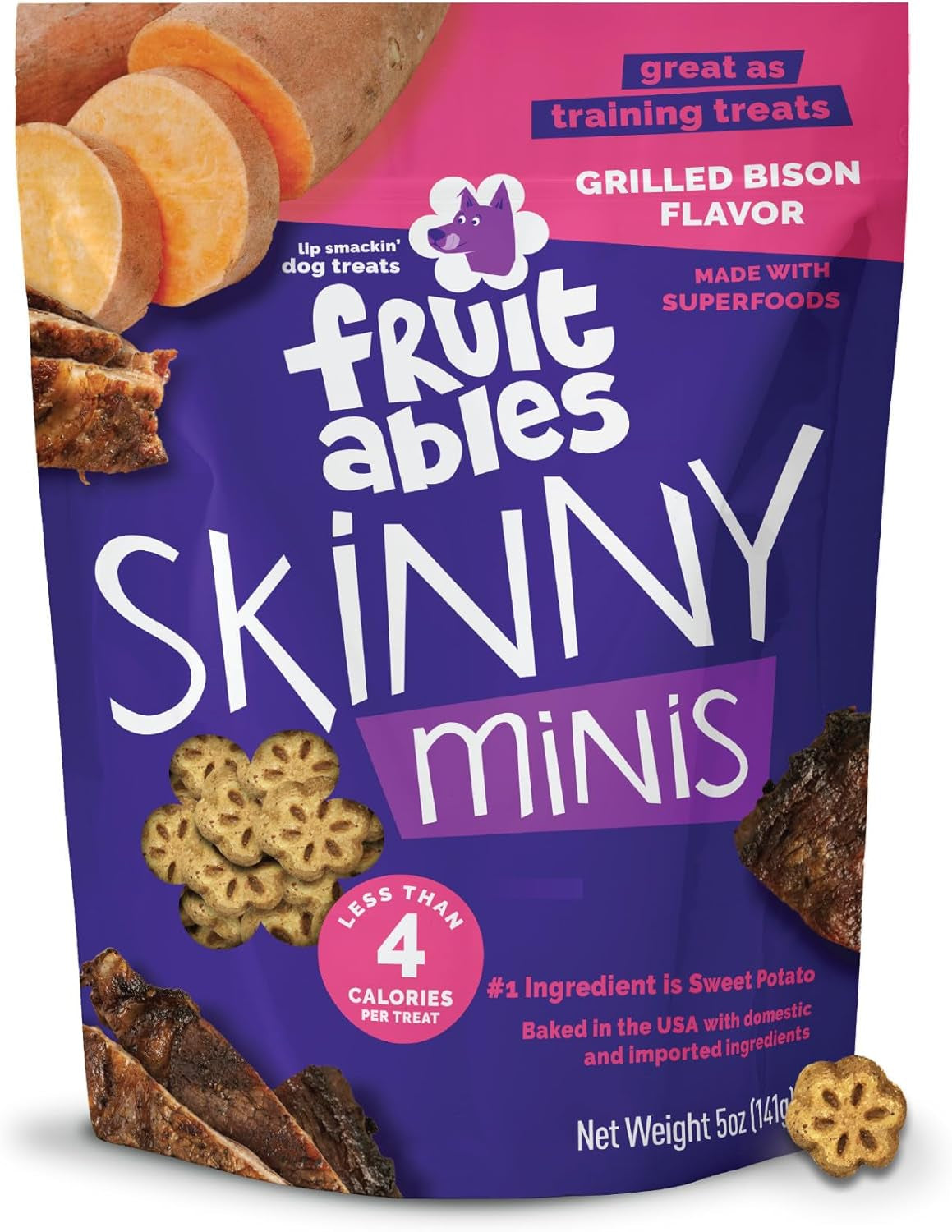 fruitables-skinny-mini-dog-treats-training-treats-bacon-apple-12oz-healthy-dog-treats-crunchy-dog-biscuits-healthy-puppy-treats-limited-ingredient-training-rewards-made-in-usa