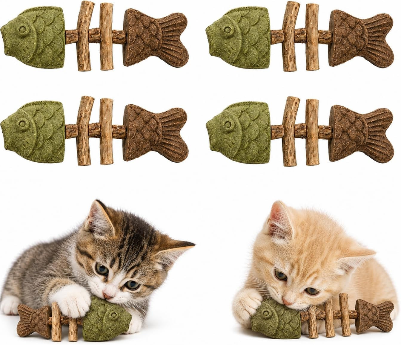 sterling-whiskers-cat-chew-stick-catnip-silvervine-fishbone-toy-2-pcs-natural-catnip-silvervine-fishbone-texture-chewing-enrichment-oral-care-support-indoor-cat-toy