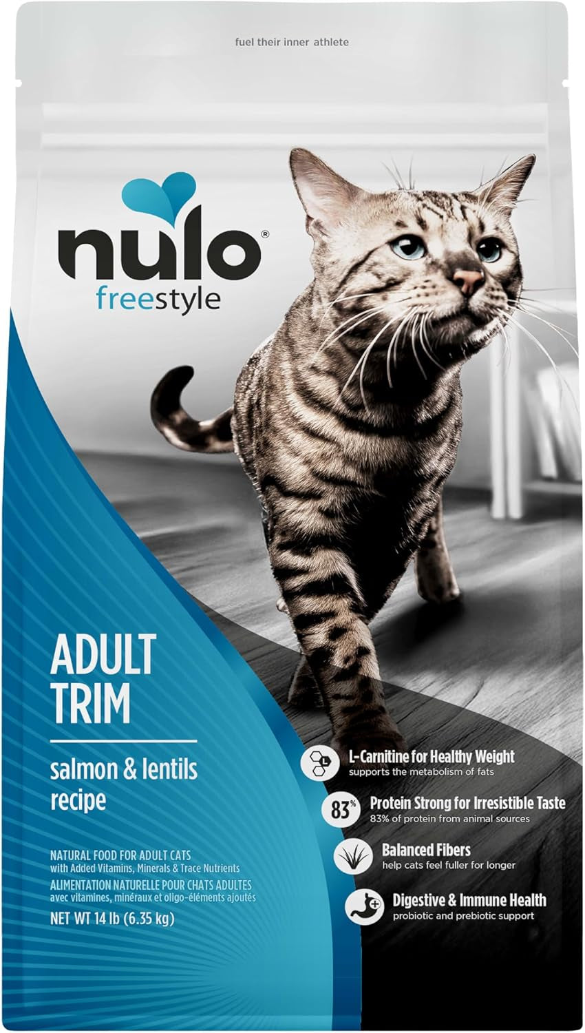 nulo-freestyle-adult-trim-dry-cat-food-salmon-lentils-high-protein-grain-free-weight-management-kibble-with-probiotics-l-carnitine-4lb-bag