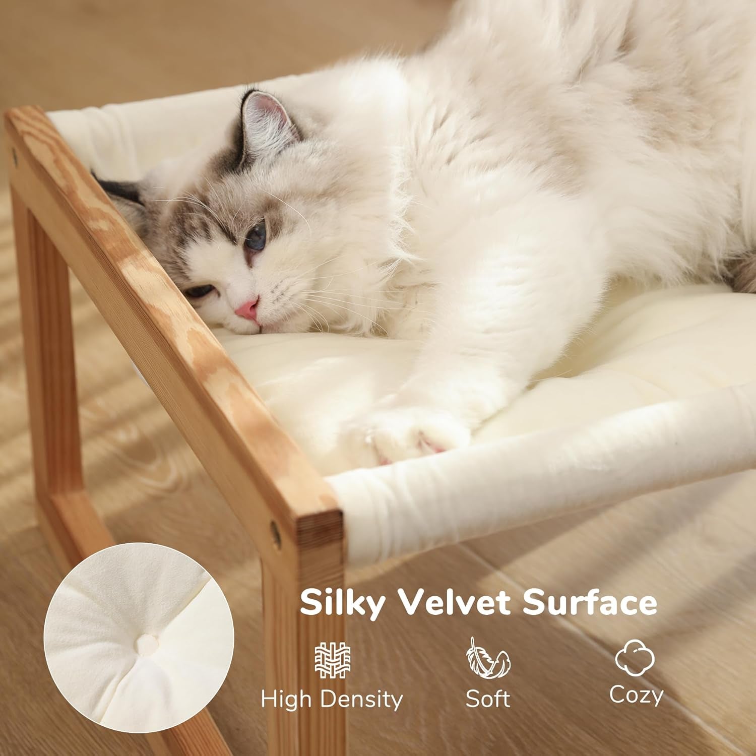 fukumaru-large-cat-hammock-raised-dog-bed-for-indoor-and-outdoor-washable-21-wooden-pet-beds-cozy-velvet-cat-couch-elevated-pet-sofa-for-puppy-bunny-and-small-animal