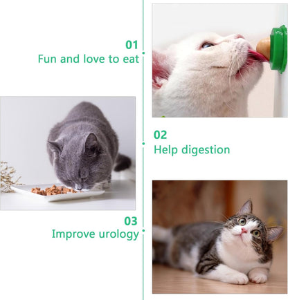 Balacoo 9 Pack Cat Snacks Candy Ball, Cat Energy Ball Toys Includes Catnip | Adhesive Wall Lickable Sugar Balls, Edible Kitty Toys - Healthy Safe Cat Treats Balls, Kitten Chew Toys for Teeth Cleaning6