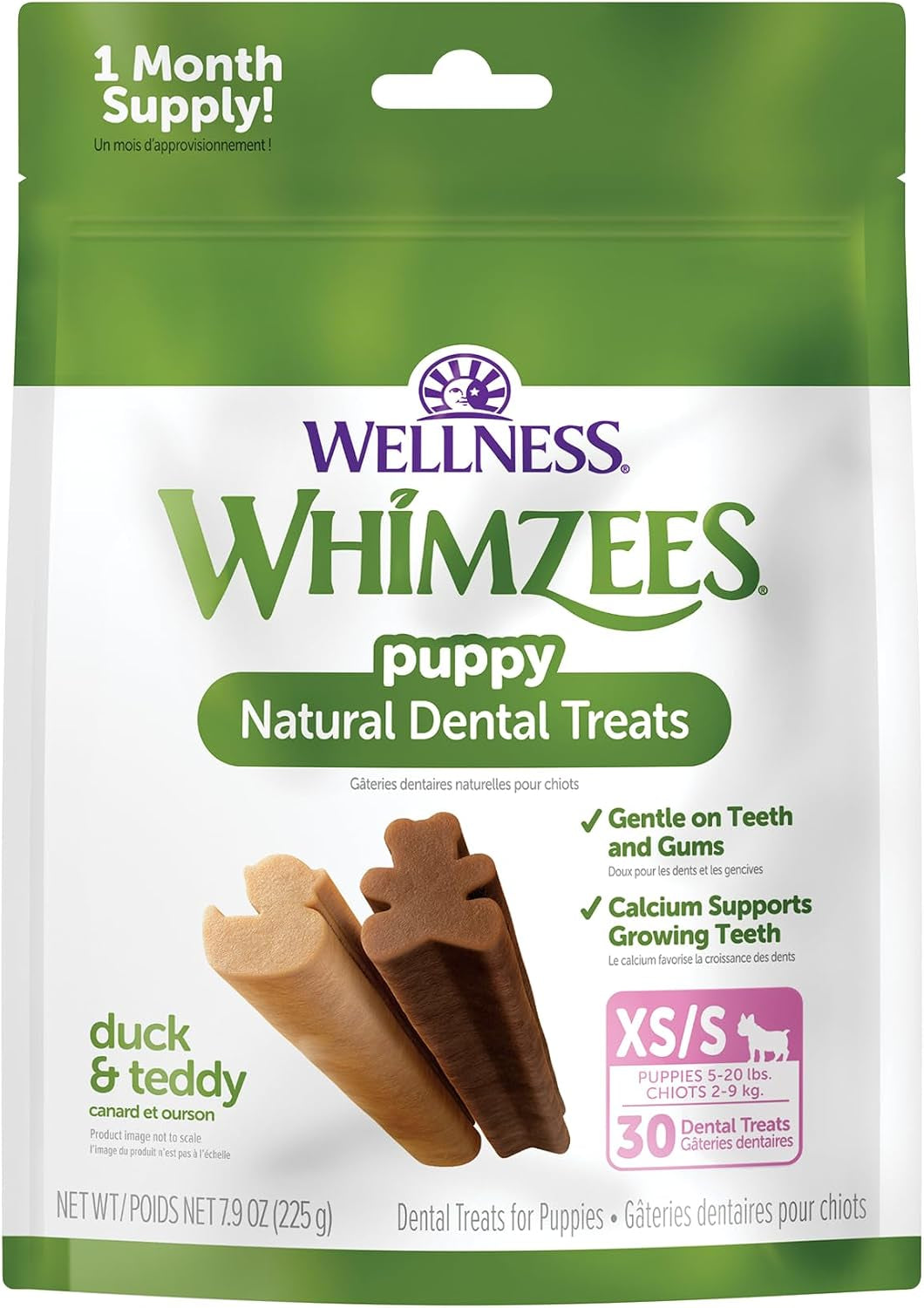 wellness-whimzees-puppy-natural-dog-dental-treat-chews-freshens-breath-extra-small-small-size-7-9-oz-bag-30-count