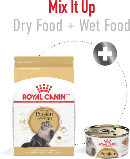 ROYAL CANIN Feline Breed Nutrition Persian Adult Dry Cat Food, 7 Lb Bag | Tailored Nutrition for Persian Cats, Specialized Kibble Shape, Supports Healthy Coat, Ideal for Adult Cats6
