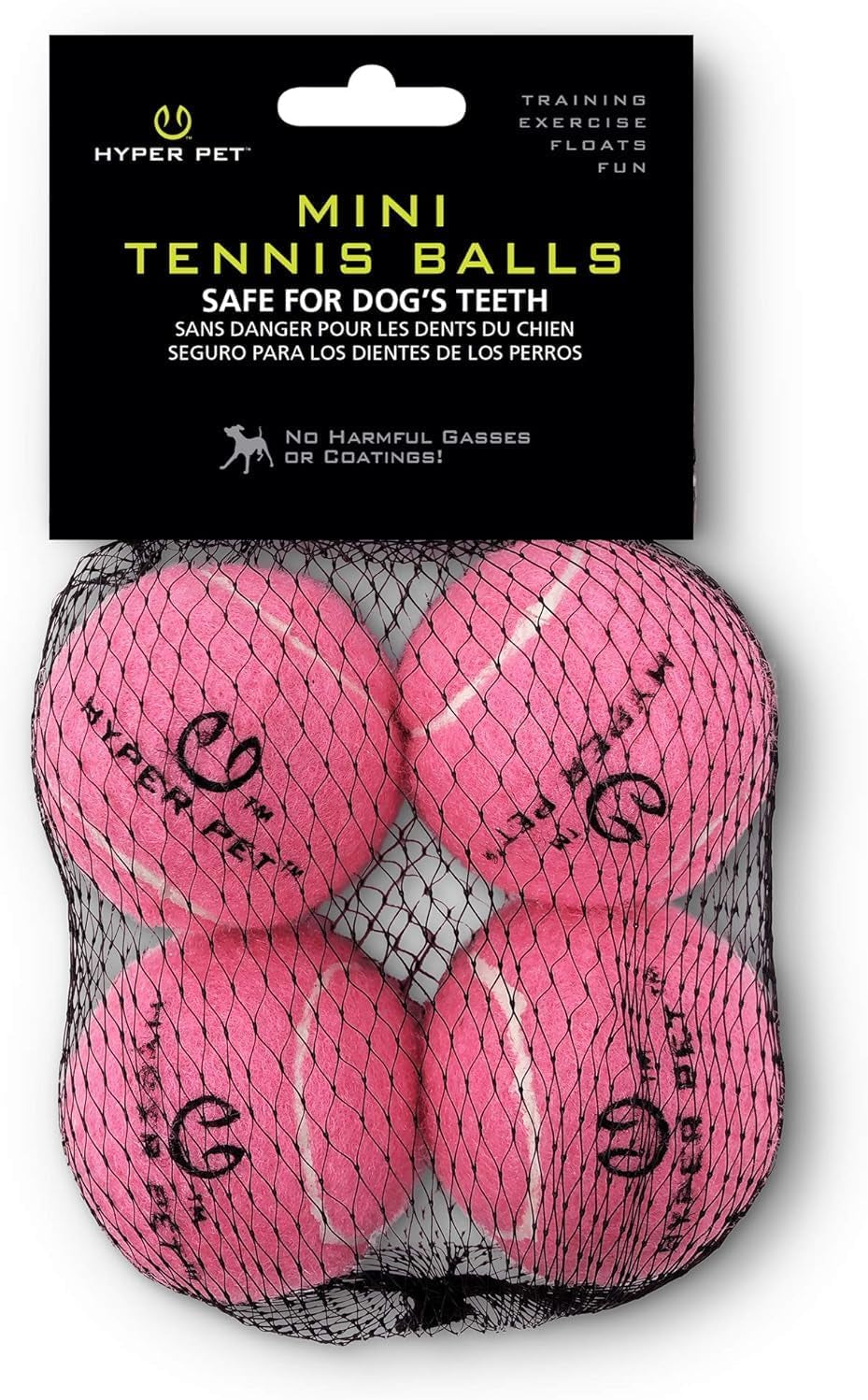 hyper-pet-mini-extra-small-tennis-balls-for-dogs-1-75-inch-4-pack-pink-safe-interactive-playthings-for-exercise-and-training-works-with-the-k9-kannon-launcher-keeps-little-pups-active-daily