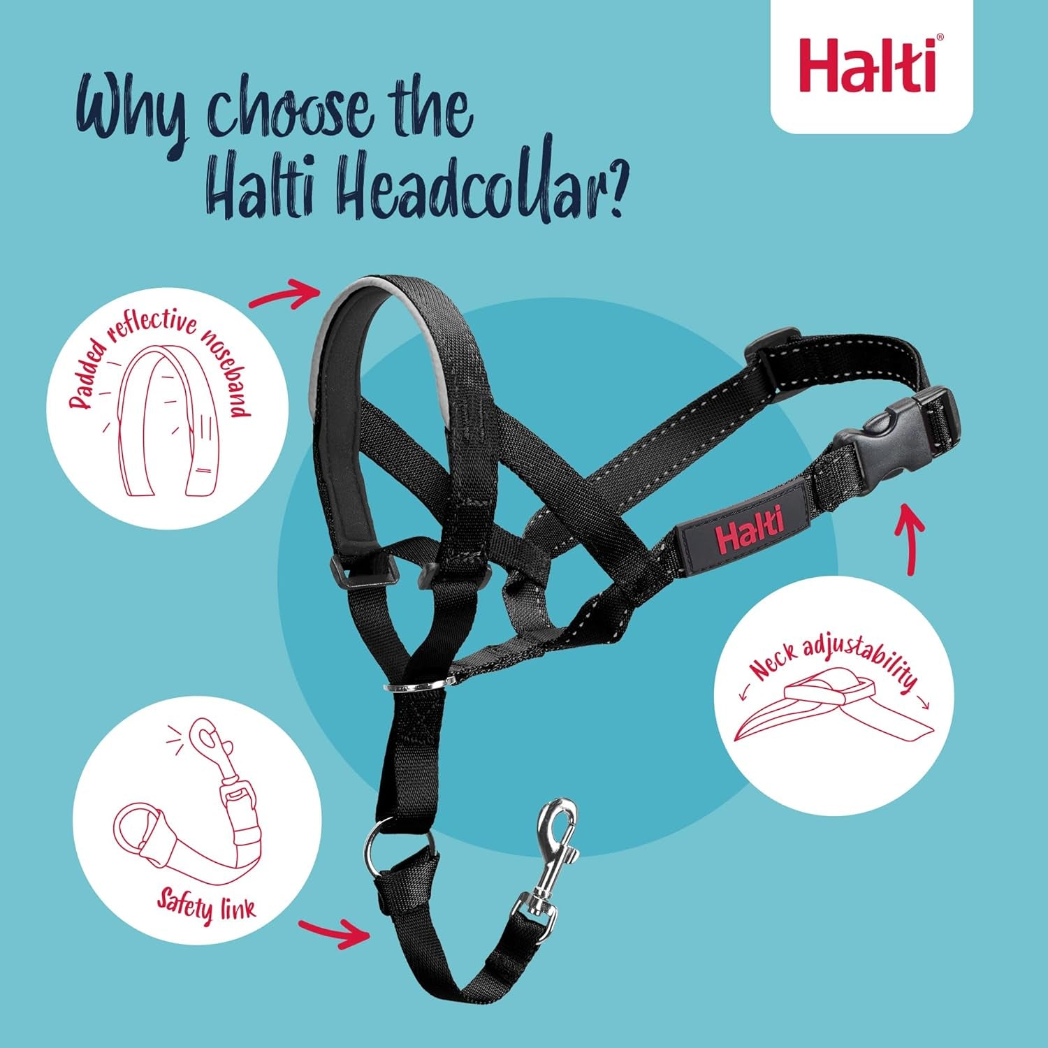 halti-headcollar-size-4-black-halti-training-leash-size-large-black-bundle-stop-your-dog-pulling-on-the-leash-adjustable-lightweight-with-padded-nose-band-suitable-for-large-dogs