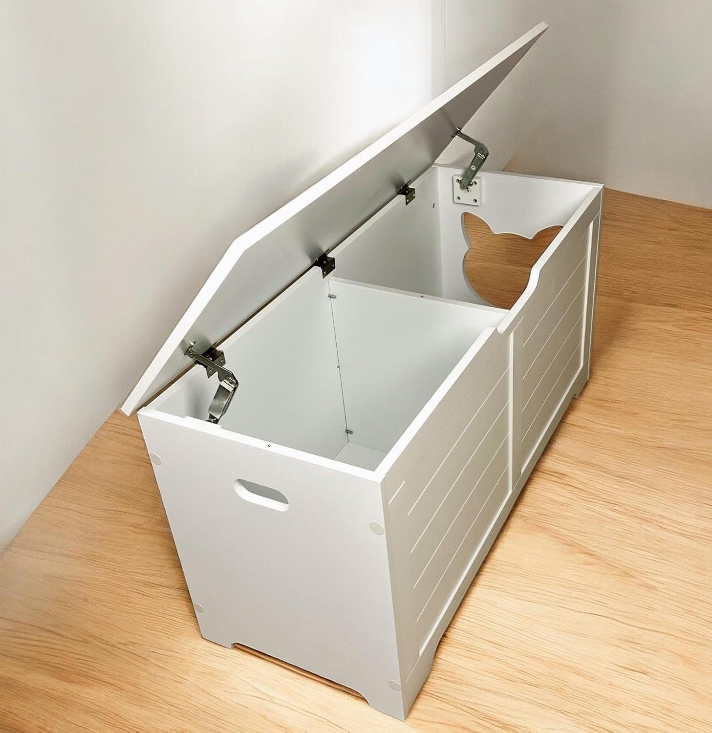 white-cat-house-with-hideaway-litter-box-dog-proof-litter-boxes-cabinet-for-large-cats-hidden-litter-box-cover-cat-washroom-enclosure-furniture