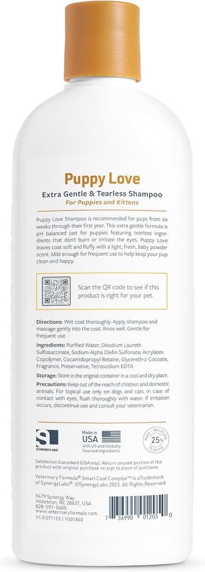 Veterinary Formula Puppy Love Tearless Shampoo for Dogs, 17Oz2
