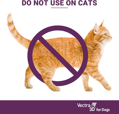 Vectra 3D Flea and Tick Prevention for Large Dogs 56–95 Lbs, 3‑Month | Kills and Repels Fleas, Ticks & Mosquitoes | Fast‑Acting, Waterproof, No Prescription Needed9