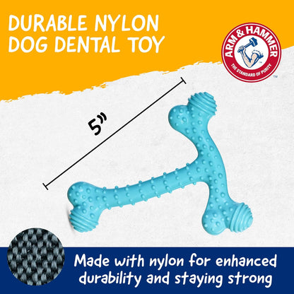 Arm and Hammer Nubbies T-Bone Dental Dog Chew Toy with Peanut Butter Flavor, TPR Nubs Clean Teeth and Gums, Durable Nylon Chew for Aggressive Chewers, Helps Reduce Plaque and Tartar5