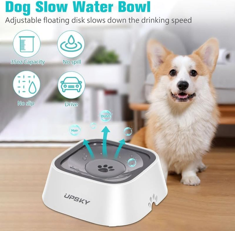upsky-35oz-no-spill-pet-water-bowl-slow-water-feeder-for-dogs-and-cats-splash-proof-bowls-slow-drinking-pet-dish-easy-clean-dishwasher-safe-portable-for-travel