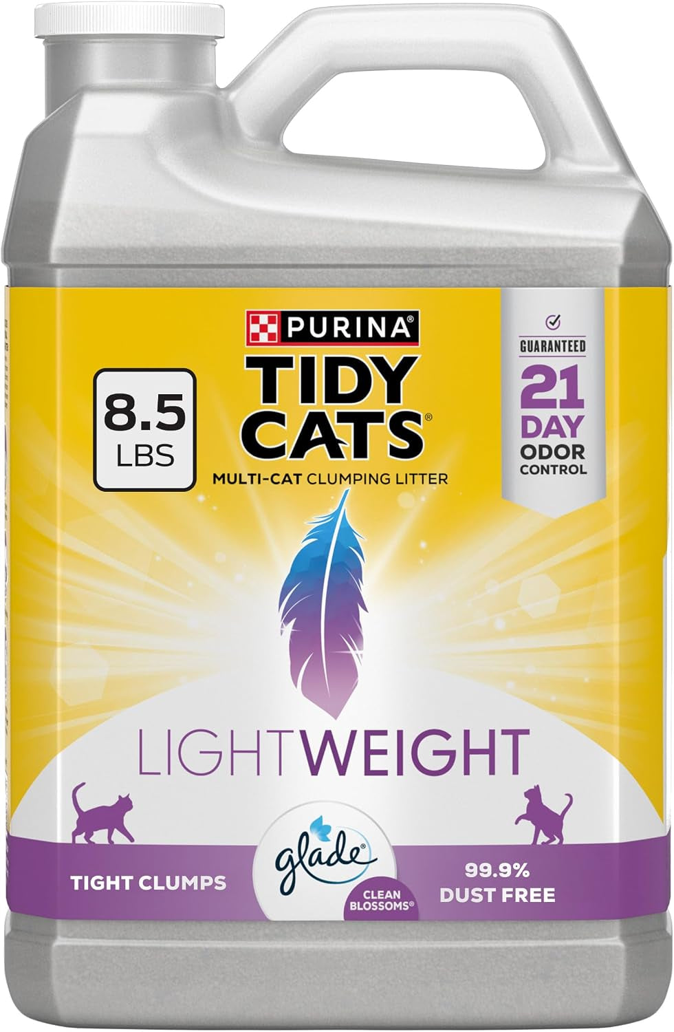 purina-tidy-cats-lightweight-with-glade-clean-blossoms-multi-cat-clumping-low-dust-scented-cat-litter-17-lb-box