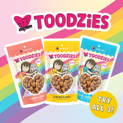 Weruva BFF Toodzies, Chicken and Salmon Crunchy Cat Treats, 2Oz Bag7