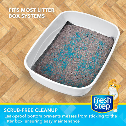 Fresh Step Charcoal Litter Box Pads with Activated Carbon for Odor Control, Ultra-Absorbent with Leak-Proof Bottom for Scrub-Free Cleanup, 16.9 X 11.4 Inches, 7 Count3