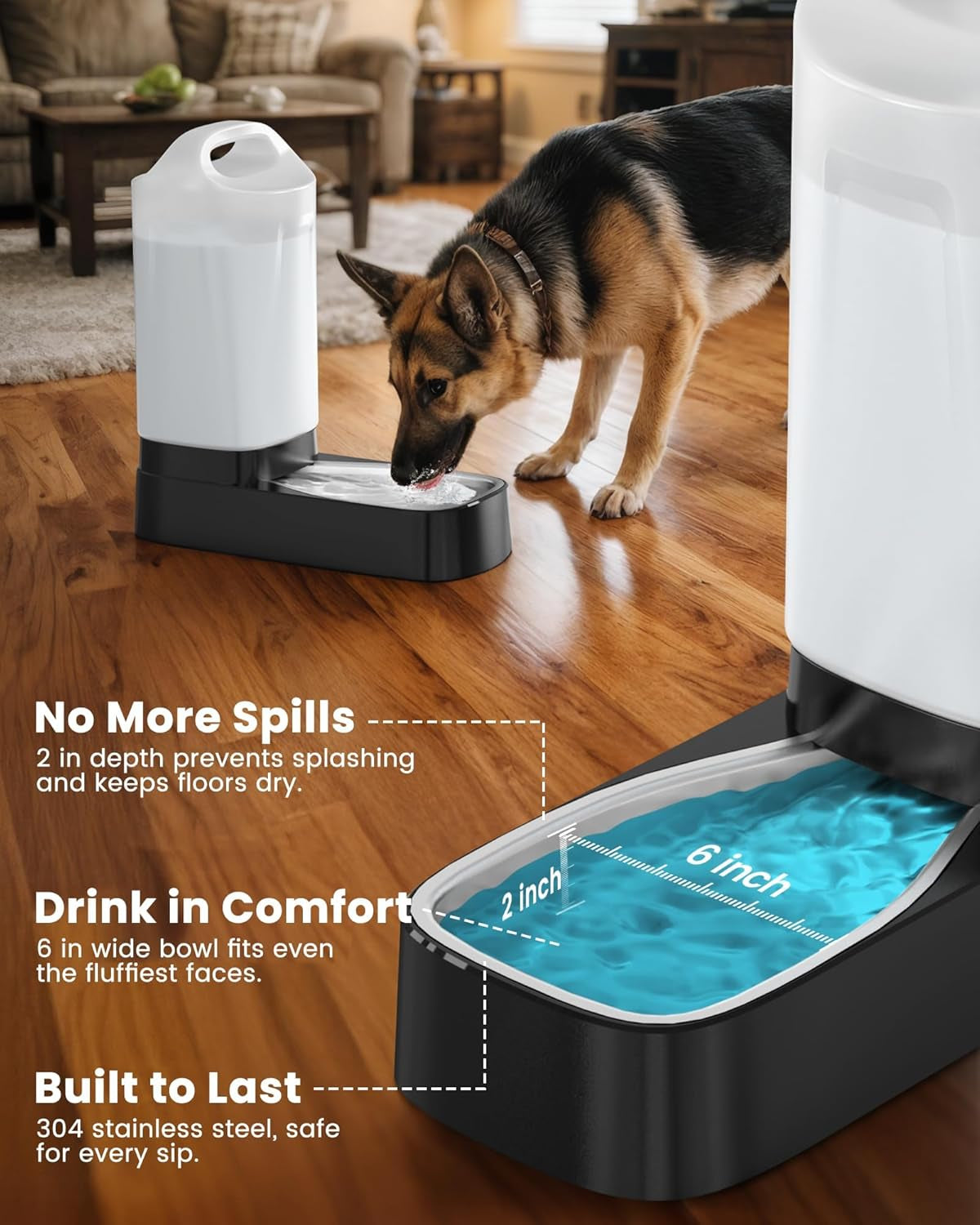 automatic-dog-water-bowl-dispenser-2-4-gallon-stainless-steel-gravity-pet-water-feeder-with-ergonomic-handle-design-anti-splash-drinking-bowl-without-filter-easy-to-clean-multi-pet-use
