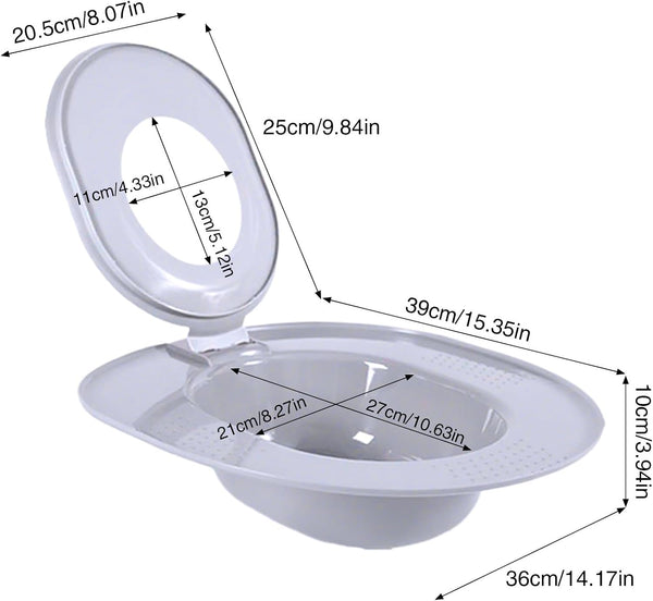 Cat Toilet Trainer Kit - Portable Litter | Reusable Cat Litter Toilet Training Kit with Urinal Potty, Easy to Clean, Ideal for Kittens, Pets, Home, Travel, RV, Apartment & House Use2