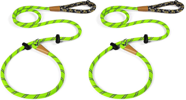 Lynxking Slip Lead Dog Leash Reflective, Heavy Duty Comfortable Strong Rope for Large Medium Small Dogs No Pull Pet Training (Light Green, Large 1/2In X 6Ft-Slip Lead)13