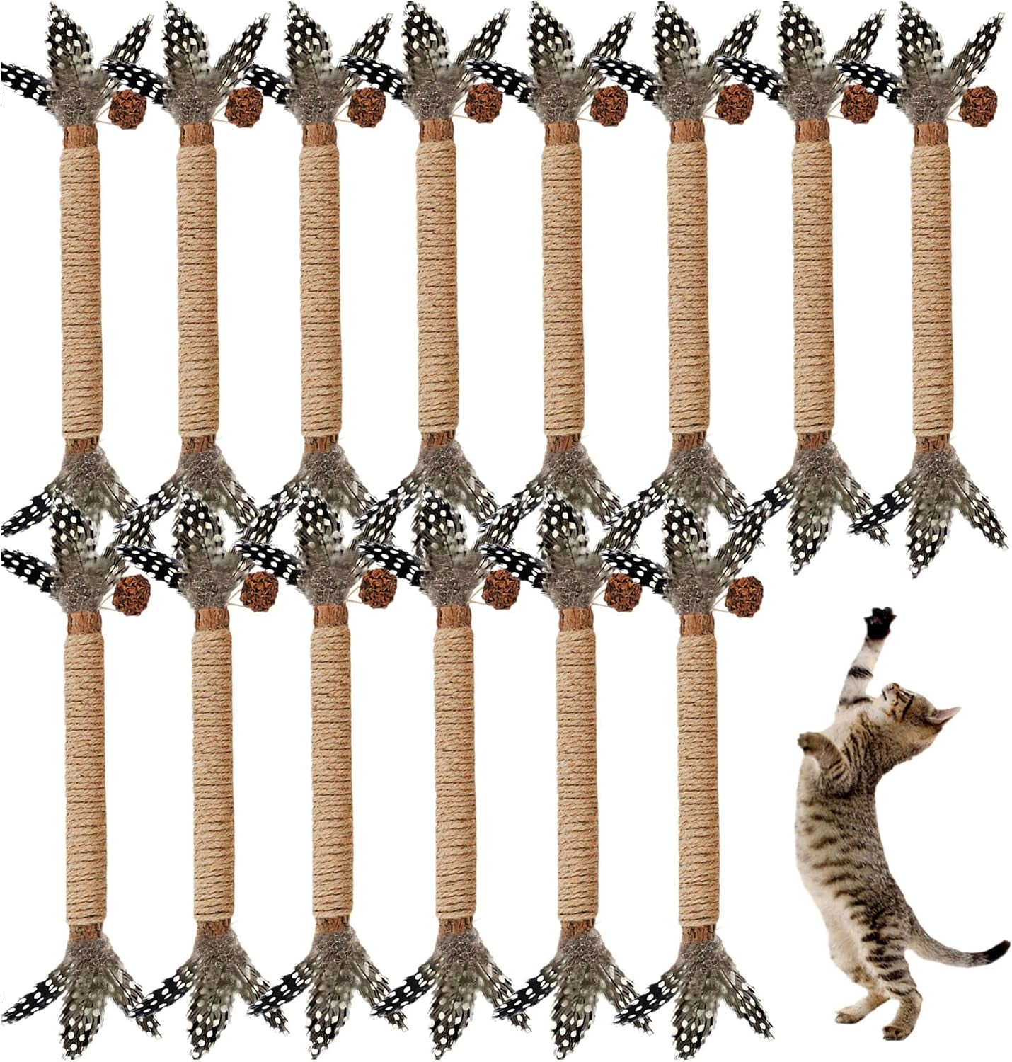 cat-chew-toys-silvervine-sticks-dental-treat-feather-7pack-indoor-real-feathers-silvervine-dual-action-chew-chase-soothes-teething-cleans-teeth-relieves-boredom-indoors-safe-durable-7pk-set
