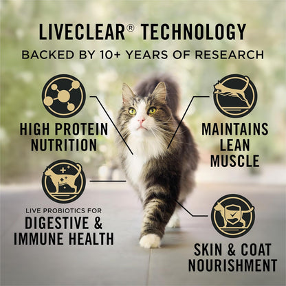 Purina Pro Plan Indoor Cat Food Liveclear Cat Allergen Reducing Turkey and Rice Formula - 5.5 Lb. Bag3