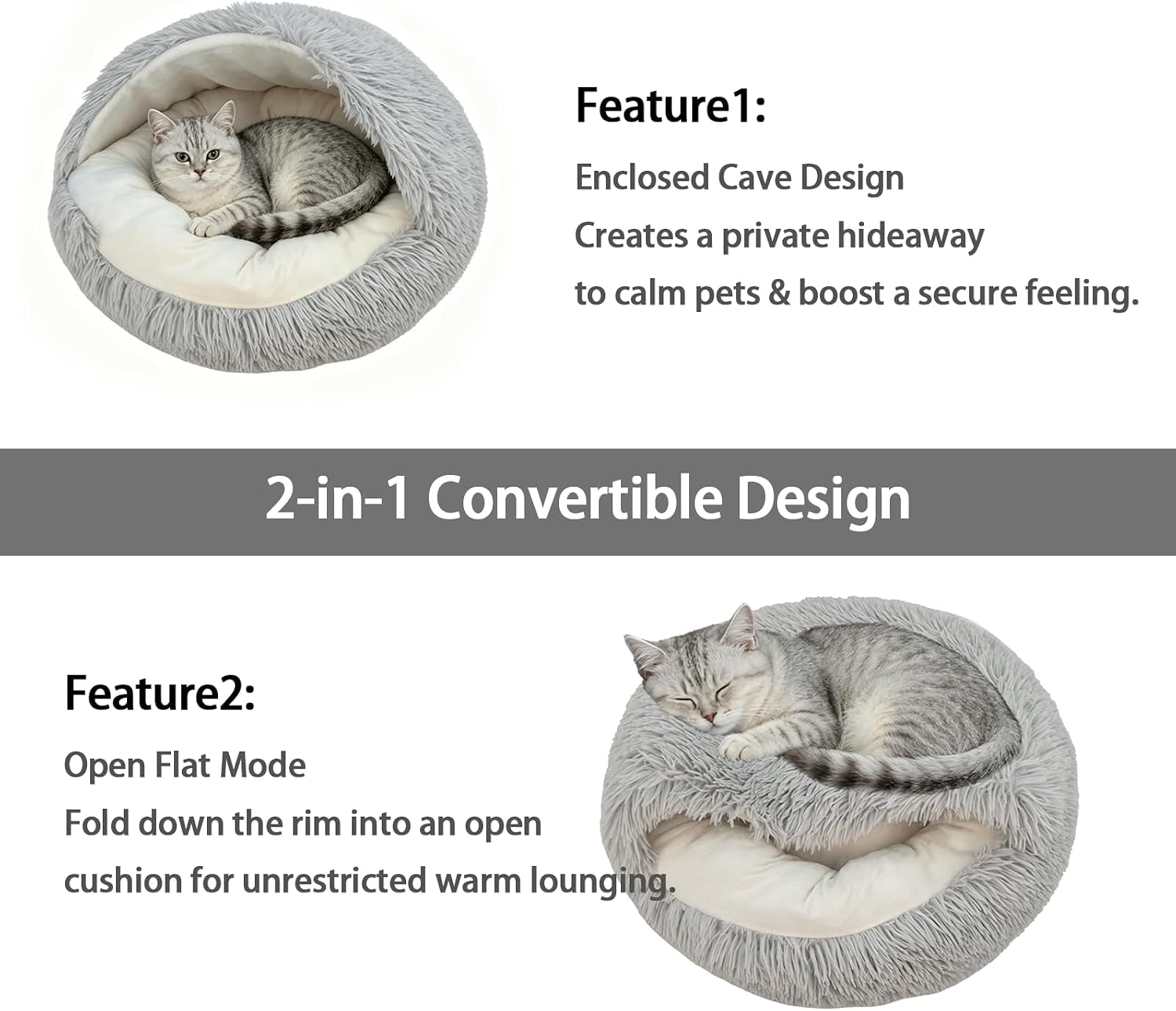 cat-cave-for-indoor-cats-fluffy-hooded-enclosed-pet-bed-for-small-dogs-24-inch-washable-dog-bed-for-puppy-and-kitten-with-anti-slip-bottom-anti-anxiety-light-grey