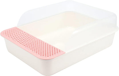 Dog Potty Training Toilet ﻿ Open Top Cat Litter Box Large Plastic Removable Easy Cleaning Litterbox Can Hold 8L, Suitable for 15KG(B)7