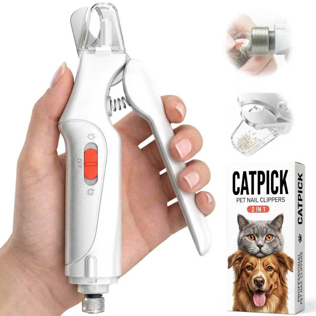 catpick-2-in-1-cat-nail-clippers-dog-nail-clippers-trimmers-for-large-medium-small-dogs-cats-claw-trimmer-quick-sensor-and-safety-guard-usb-rechargeable-with-2-led-lights-dogs-nail-trimmer