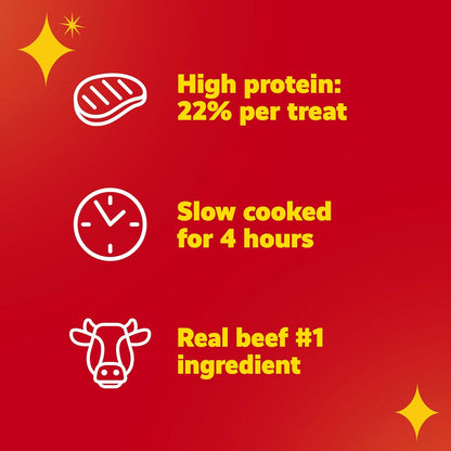 Pup-Peroni Tender Cuts, Beef Recipe Dog Treats Slow Cooked for 4 Hours, 20 Oz. Canister2