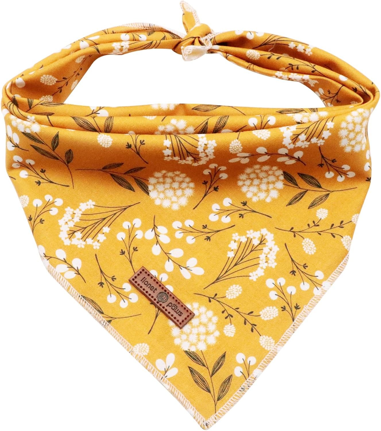 lionet-paws-dog-bandana-for-small-medium-large-dogs-cat-kerchief-blue-doit-triangle-bibs-scarf-for-girl-or-boy