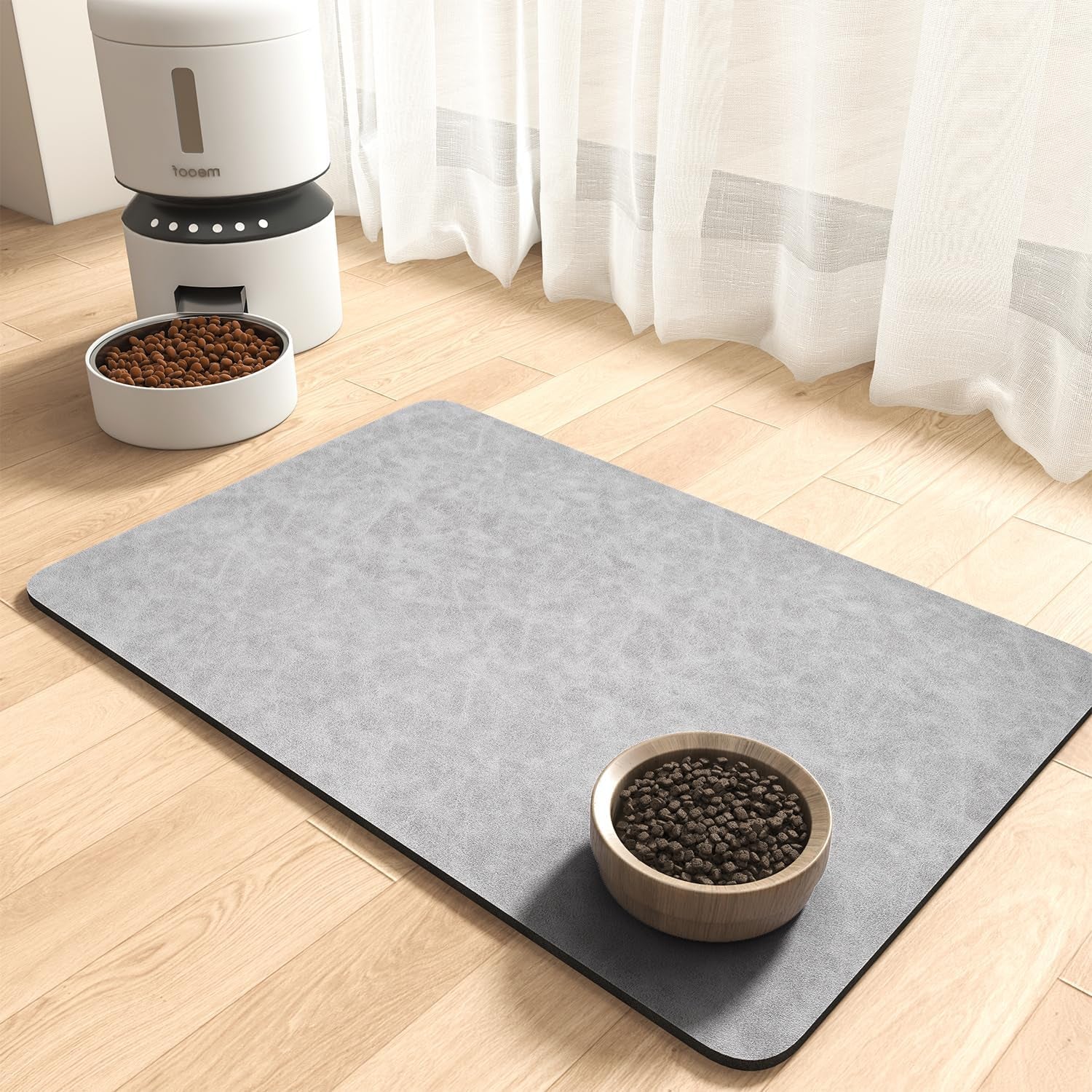 montvoo-absorbent-pet-feeding-mat-no-stains-pet-mat-for-food-and-water-bowl-quick-dry-cat-dog-food-mat-water-dispenser-mat-pet-supplies-mat-dog-water-bowl-mat-for-messy-drinker-brown-16x24