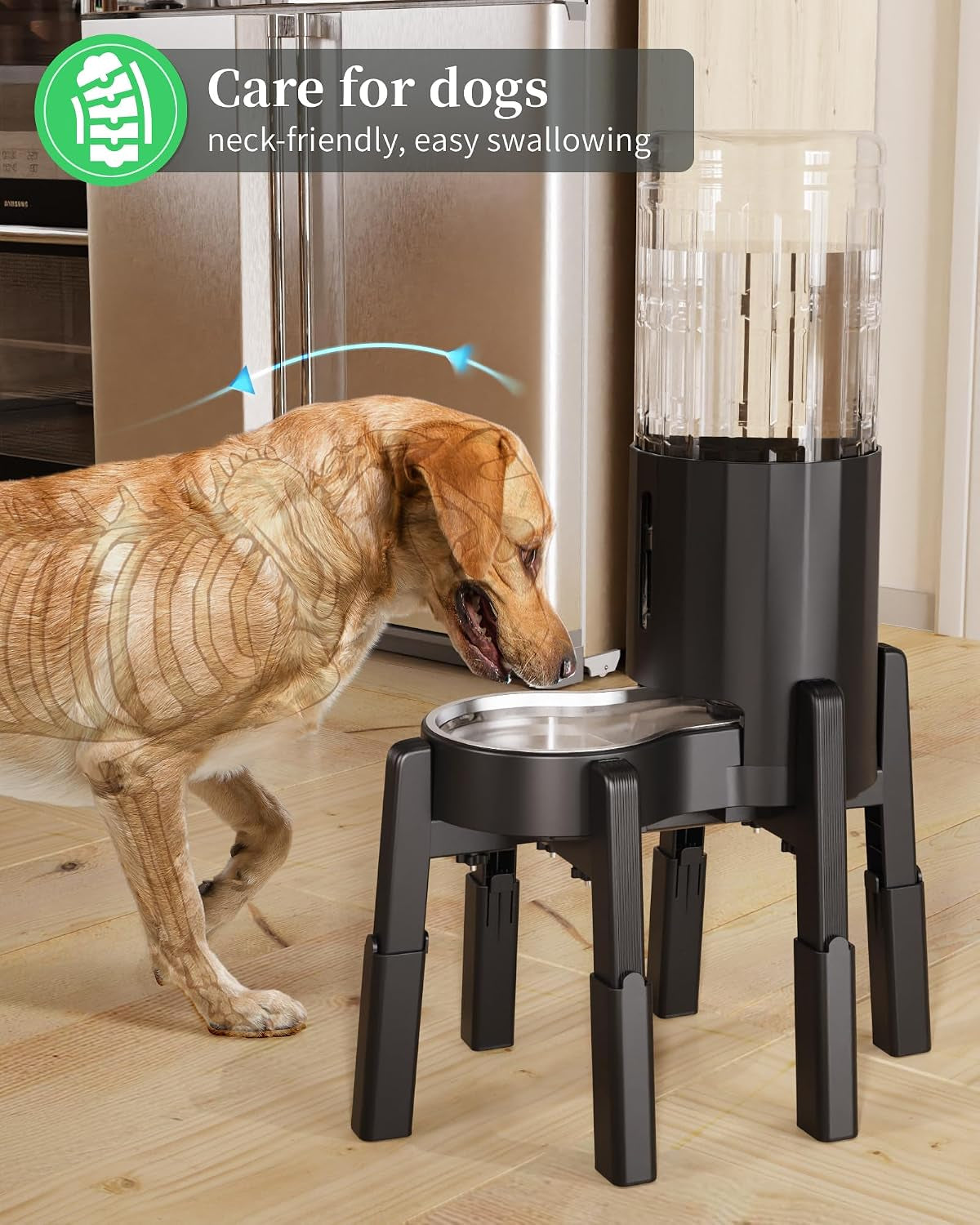 czpet-dog-water-dispenser-stand-pet-automatic-feeder-holder-stand-only-elevated-pet-water-food-bowl-for-medium-dogs-stable-and-anti-slip-raised-bowl
