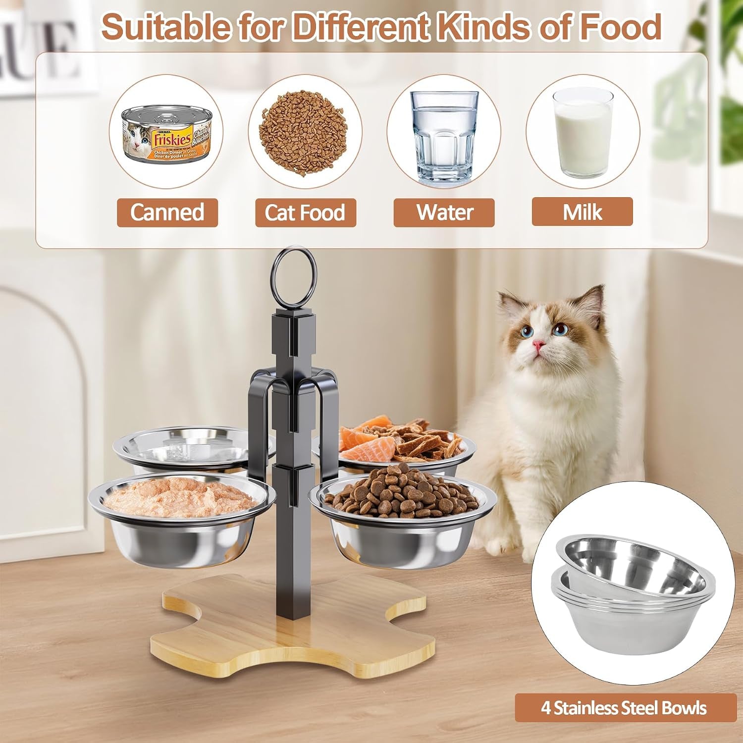 elevated-cat-bowls-3-adjustable-height-4-stainless-steel-cats-dogs-pet-elevated-raised-cat-food-and-water-bowls-3-adjustable-heights-4-stainless-steel-bowls-for-indoor-cats-small-dogs