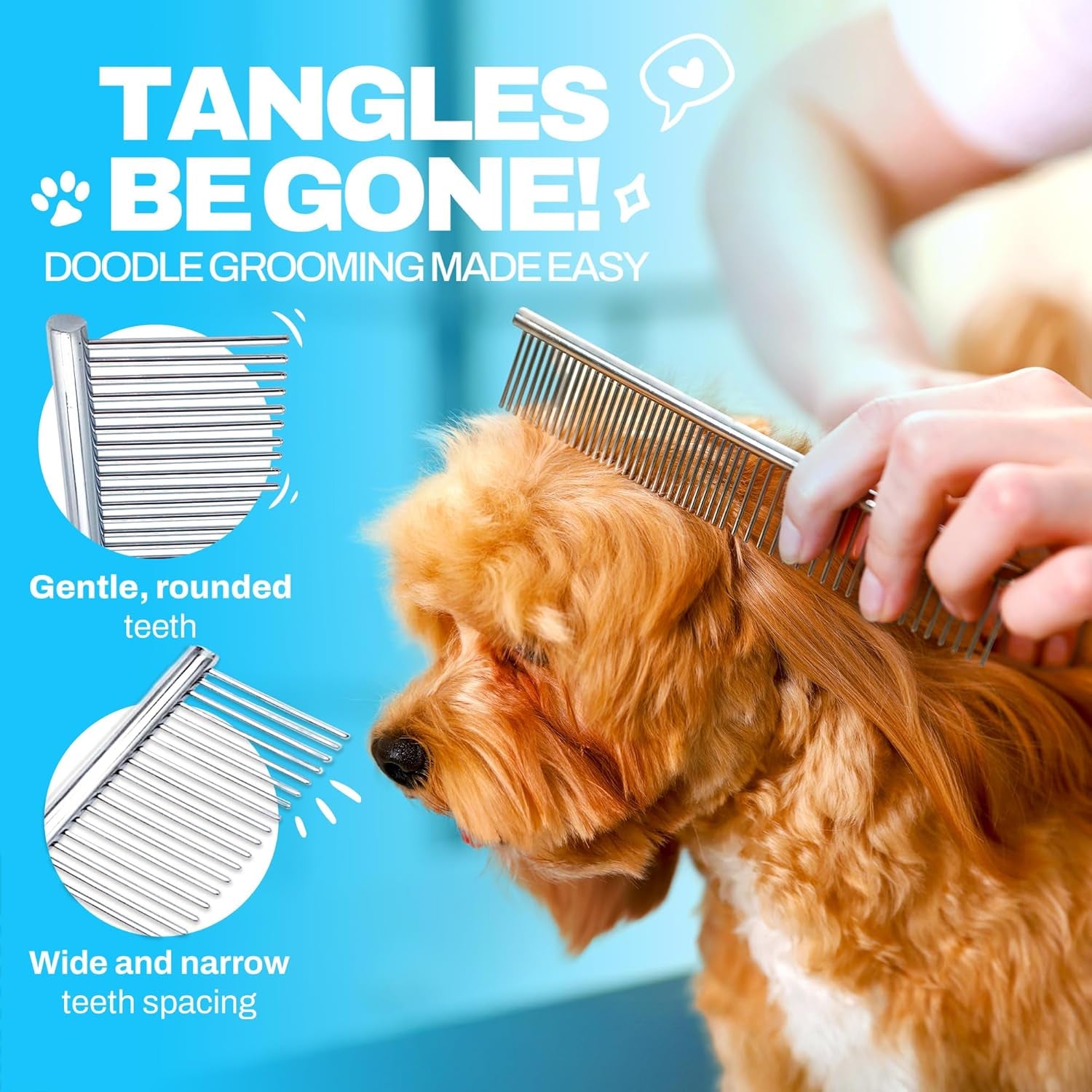the-doodle-brush-metal-dog-combs-for-grooming-matting-finishing-comb-large-stainless-steel-dog-grooming-comb-removes-knots-tangles-mats-poodles-labradoodle-cockapoo-pet-combs-gentle-care